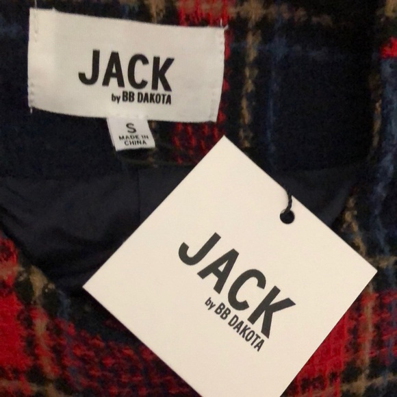 Jack by BB Dakota plaid snap front coat - Picture 8 of 8